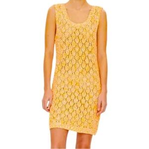 NWT Stine Goya Esme Orange Melange Knit Midi Dress - Sz XS